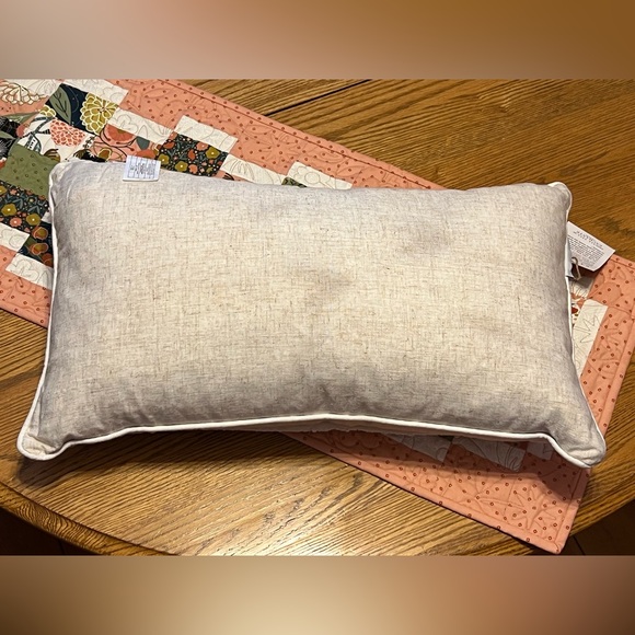 Rae Dunn Neutral Color Easter Pillow 14 x 24 Love My Peeps 🐥 - Picture 9 of 15